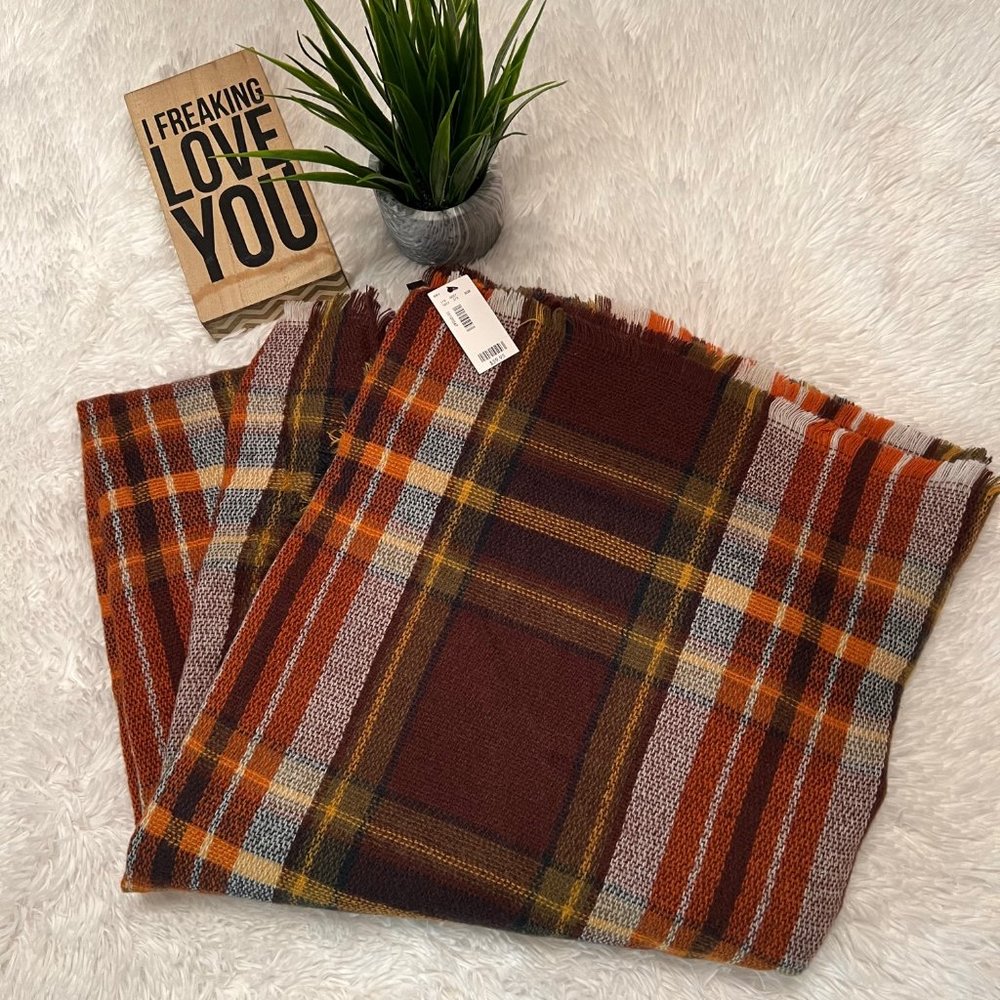 🎉HP🎉The Limited Plaid Blanket Scarf/Wrap/Shawl